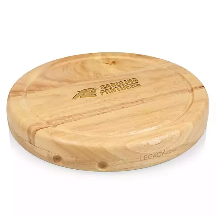Serving & Entertaining-Kirklands Home Carolina Panthers Cheese Board and Tool Set Tan
