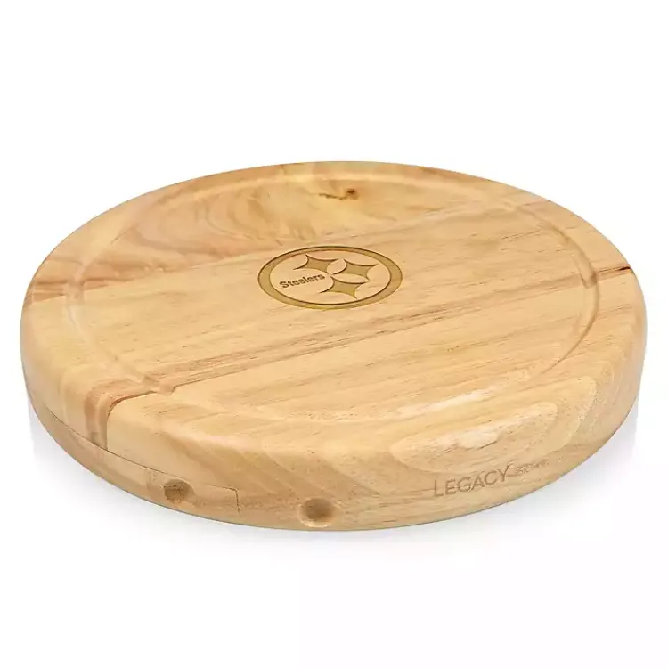 Serving & Entertaining-Kirklands Home Pittsburgh Steelers Cheese Board and Tool Set Tan