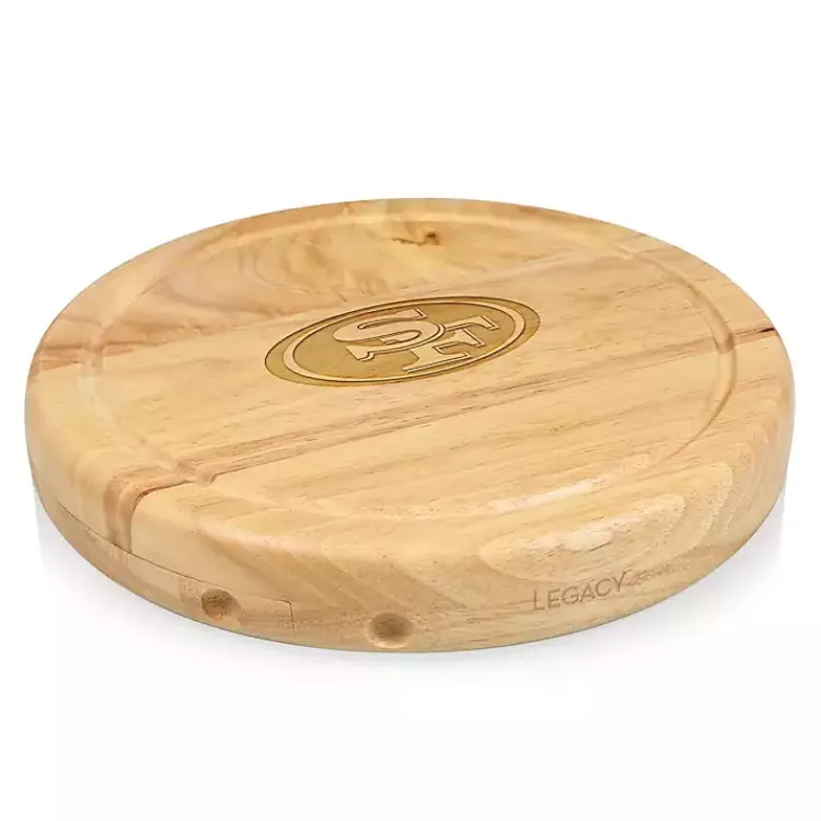 Serving & Entertaining-Kirklands Home San Francisco 49ers Cheese Board and Tool Set Tan