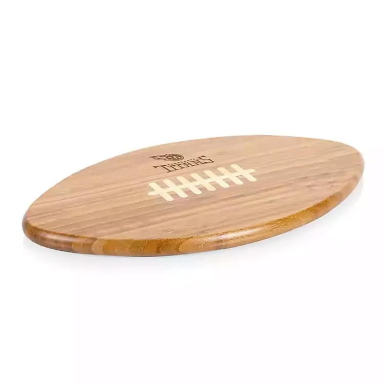 Serving & Entertaining-Kirklands Home Tennessee Tis Bamboo Football Cutting Board Tan