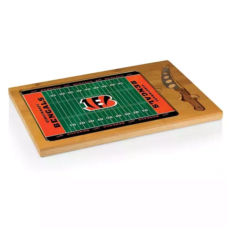 Serving & Entertaining-Kirklands Home Cincinnati Bengals Cutting Board & Knife Set