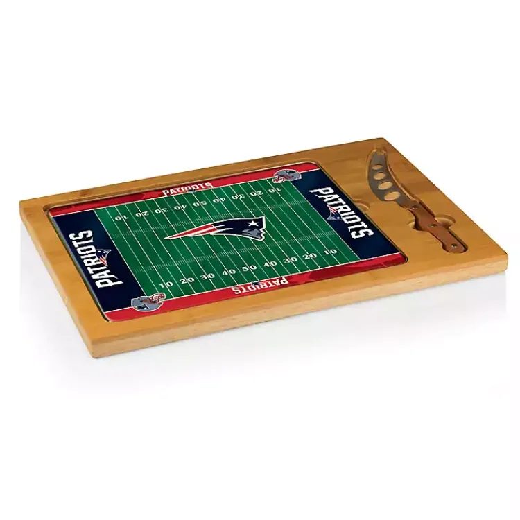 Serving & Entertaining-Kirklands Home New England Patriots Cutting Board & Knife Set