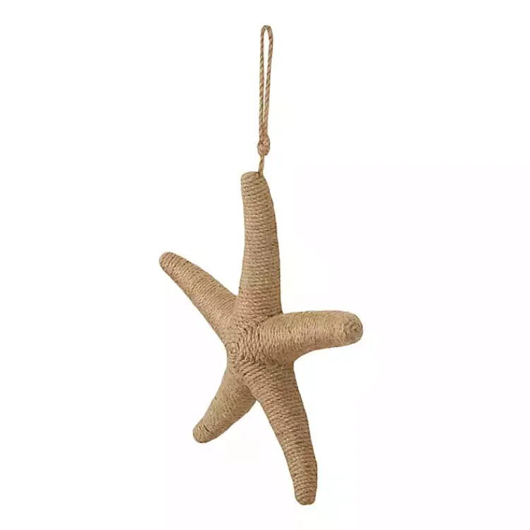 Wall Plaques-Kirklands Home Jute Starfish Wall Plaque Brown