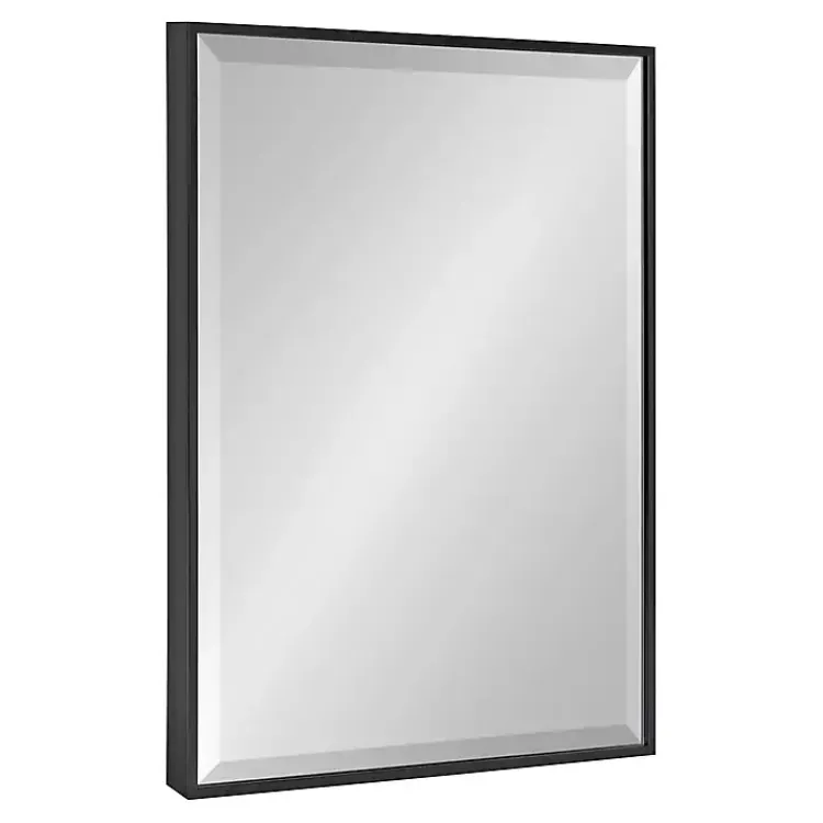 Decorative Mirrors-Kirklands Home Black Ryder Wall Mirror