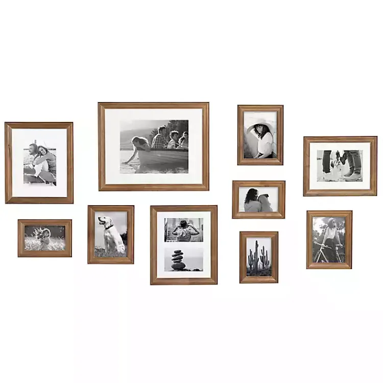 Gallery Wall Frames-Kirklands Home Natural 10-pc. Gallery Wall Frame Set Brown