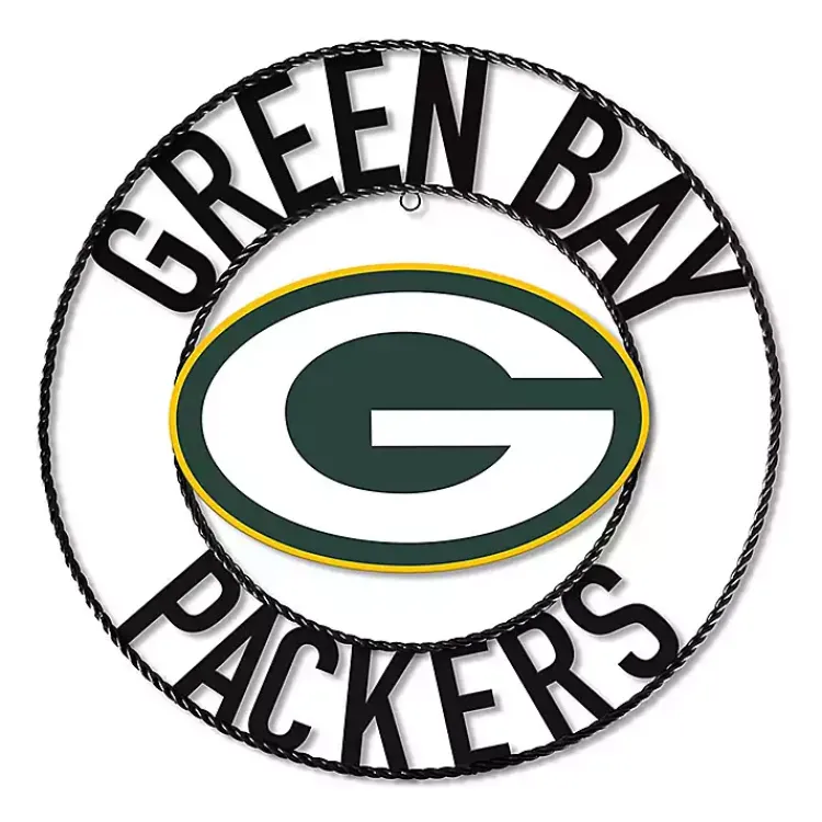 Wall Plaques-Kirklands Home NFL Green Bay Packers Wrought Iron Wall Plaque