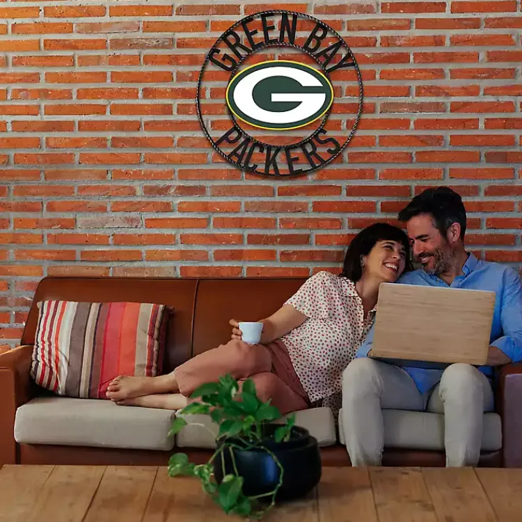 Wall Plaques-Kirklands Home NFL Green Bay Packers Wrought Iron Wall Plaque