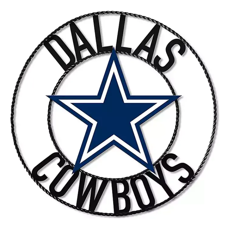 Wall Plaques-Kirklands Home NFL Dallas Cowboys Wrought Iron Wall Plaque