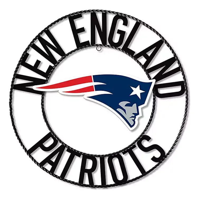 Wall Plaques-Kirklands Home NFL New England Patriots Wrought Iron Wall Plaque