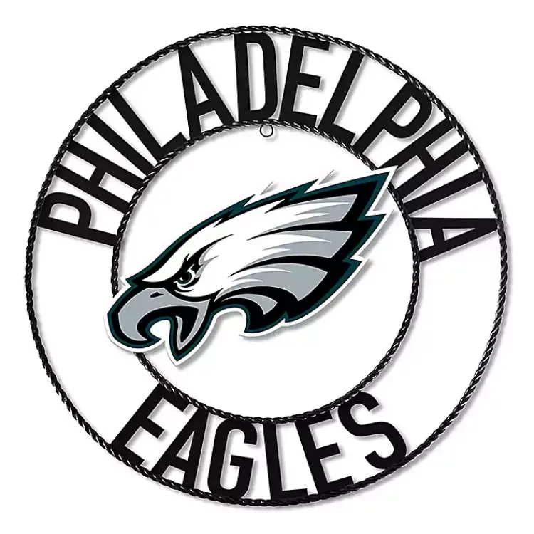Wall Plaques-Kirklands Home NFL Philadelphia Eagles Wrought Iron Wall Plaque