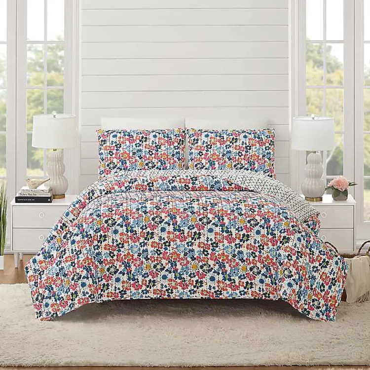 Quilts-Kirklands Home Bright Blossom 2-pc. Twin XL Quilt Set Multi