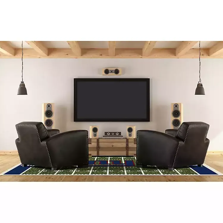 Area Rugs-Kirklands Home NFL New York Giants Home Field Area Rug, 6x8