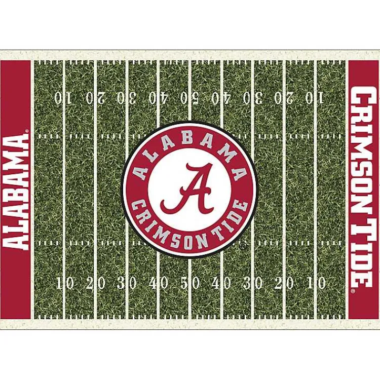 Area Rugs-Kirklands Home University of Alabama Home Field Area Rug, 6x8 Green