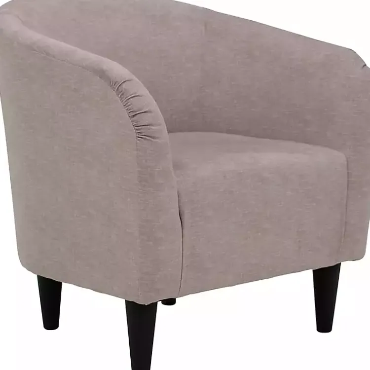 Accent Chairs-Kirklands Home Pale Rose Aston Barrel Accent Chair Pink