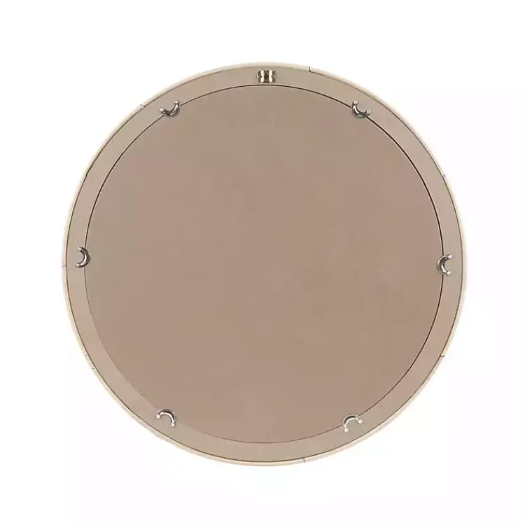 Decorative Mirrors-Kirklands Home Martha Stewart Natural Round Rattan Wall Mirror