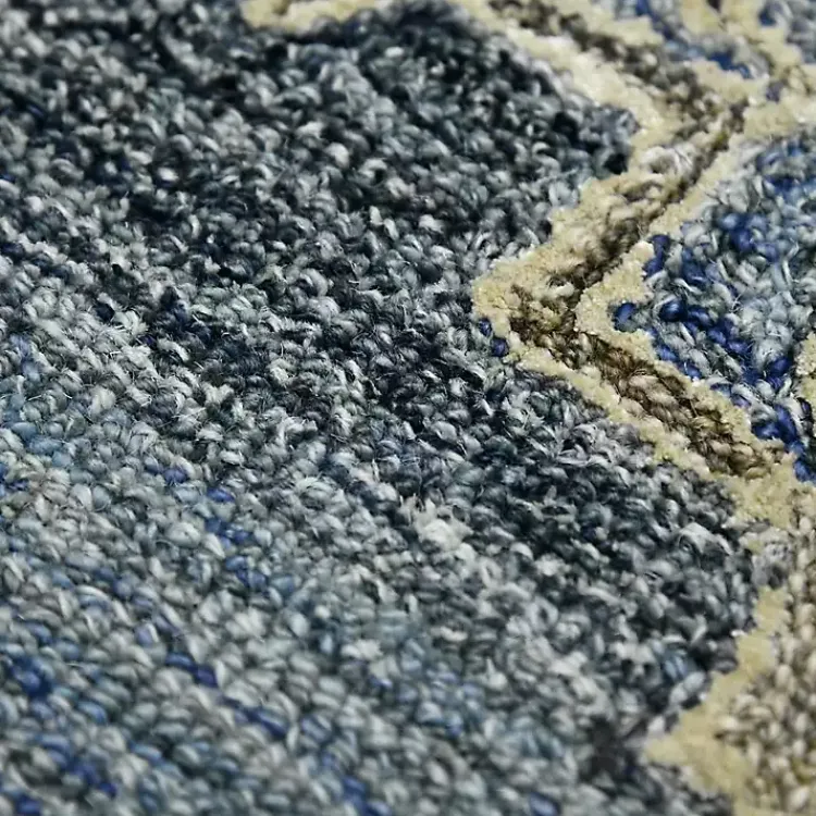 Area Rugs-Kirklands Home Nucia Denim Hand-Tufted Area Rug, 5x7 Blue