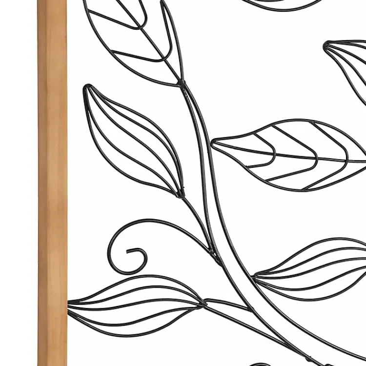 Wall Plaques-Kirklands Home Metal Wire Tree Panel Wall Plaques, Set of 3