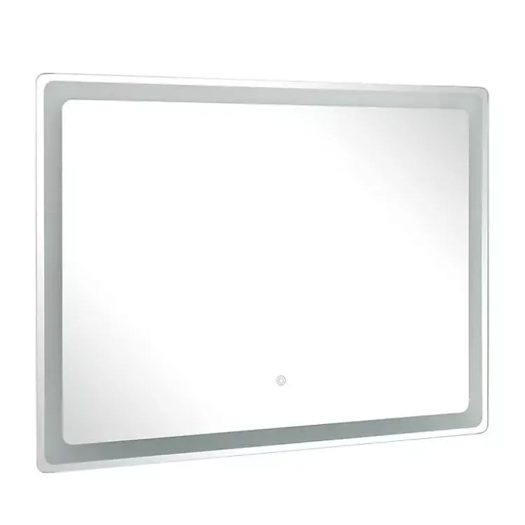 Decorative Mirrors-Kirklands Home Rectangular LED Wall Mirror