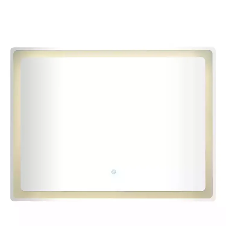 Decorative Mirrors-Kirklands Home Rectangular LED Wall Mirror