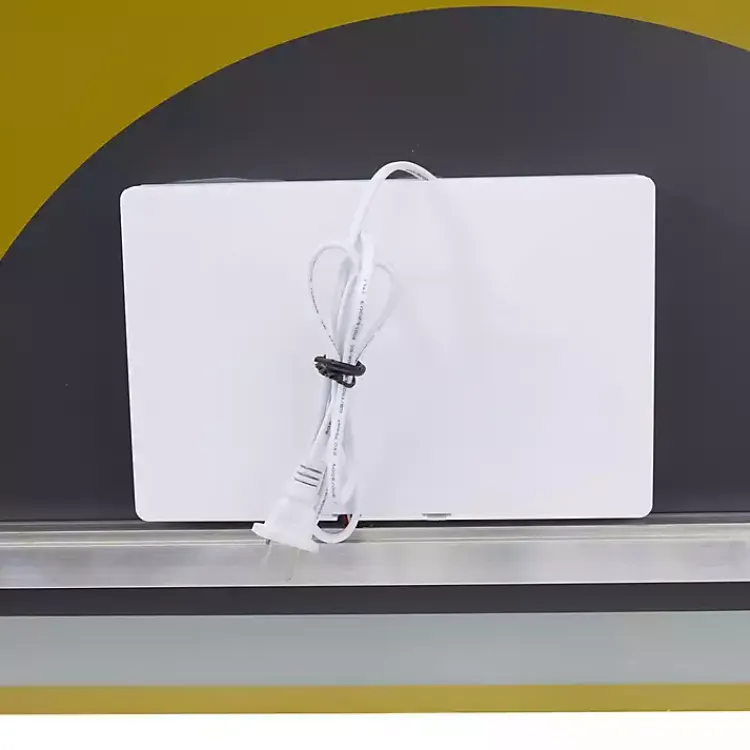 Decorative Mirrors-Kirklands Home Rectangular LED Wall Mirror