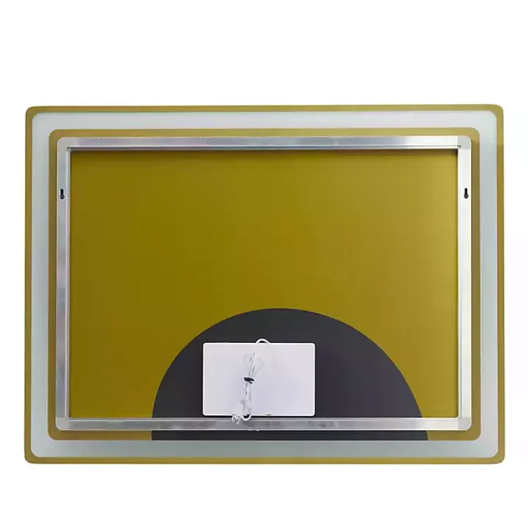 Decorative Mirrors-Kirklands Home Rectangular LED Wall Mirror