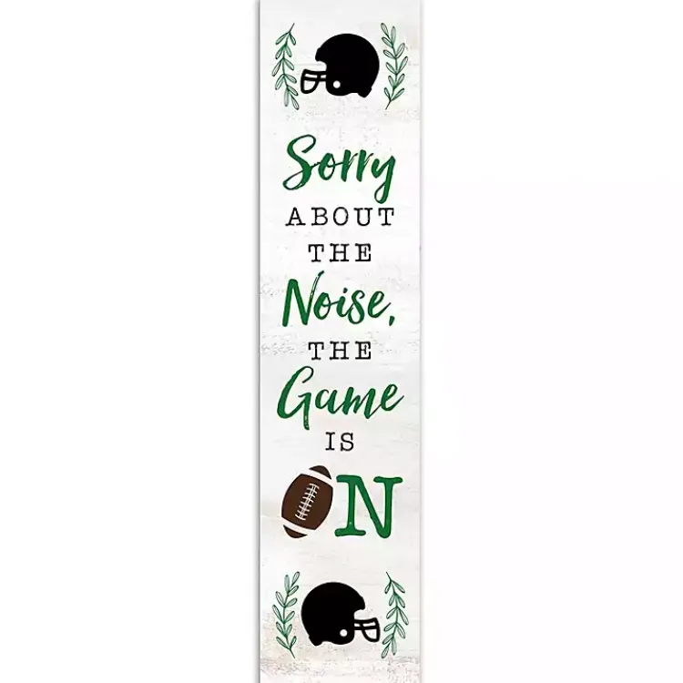 Garden Decor-Kirklands Home Sorry About The Noise, The Game Is On Porch Board