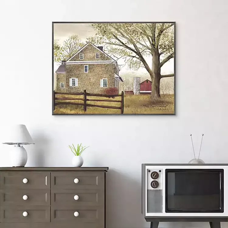 Canvas Art-Kirklands Home Bucks County Homestead Framed Canvas Art Print