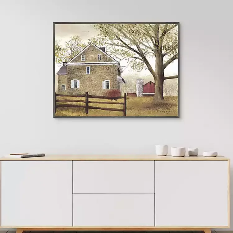 Canvas Art-Kirklands Home Bucks County Homestead Framed Canvas Art Print