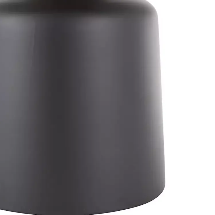 Accent & End Tables-Kirklands Home Black Metal & Marble Pedestal Accent Table White