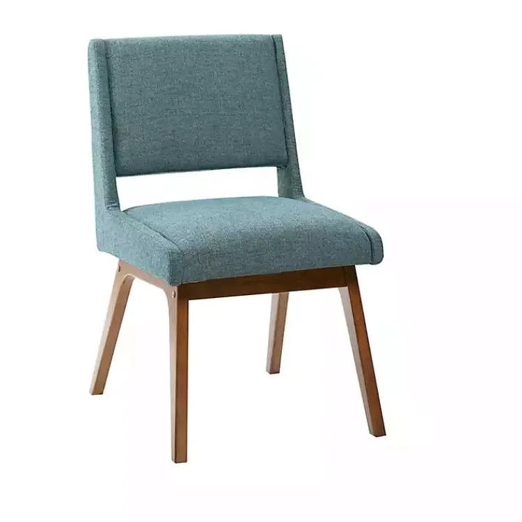 Dining Chairs-Kirklands Home Mid-Century Modern Dining Chairs, Set of 2 Blue