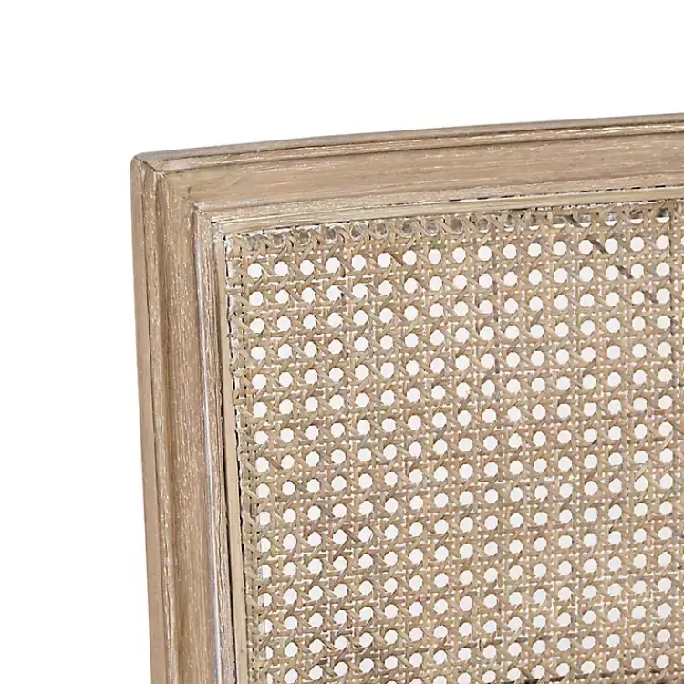 Dining Chairs-Kirklands Home Neutral Woven Back Dining Chairs, Set of 2 Tan