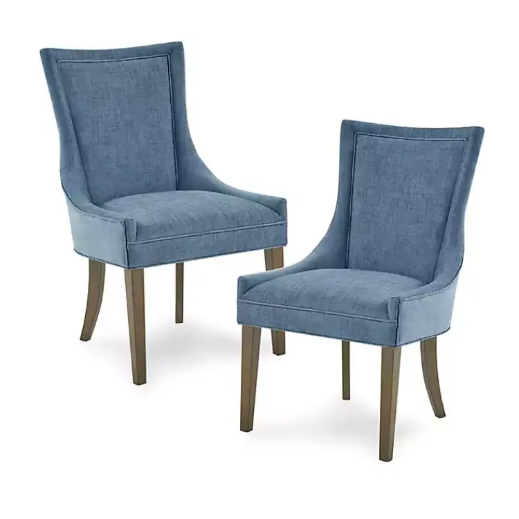 Dining Chairs-Kirklands Home Madison Park Ultra Dining Chairs, Set of 2 Blue