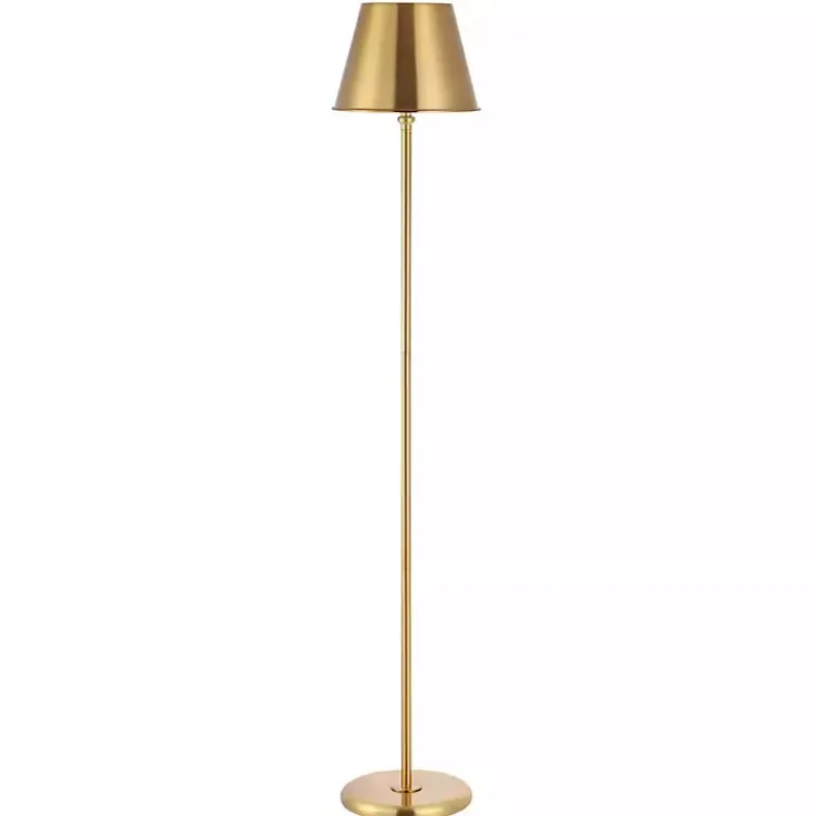 Floor Lamps-Kirklands Home Metal Asher Floor Lamp Gold