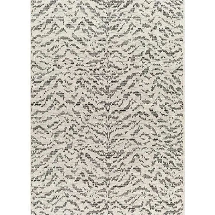 Outdoor Rugs-Kirklands Home Black Ravello Outdoor Rug, 7x10