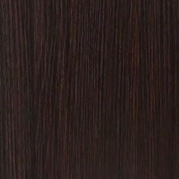 Console Tables-Kirklands Home Espresso Wood Curved Sides Console Table Brown