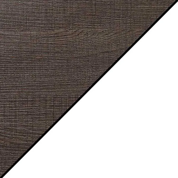 Coffee Tables-Kirklands Home White Two-Tone Geometric Sides Square Coffee Table