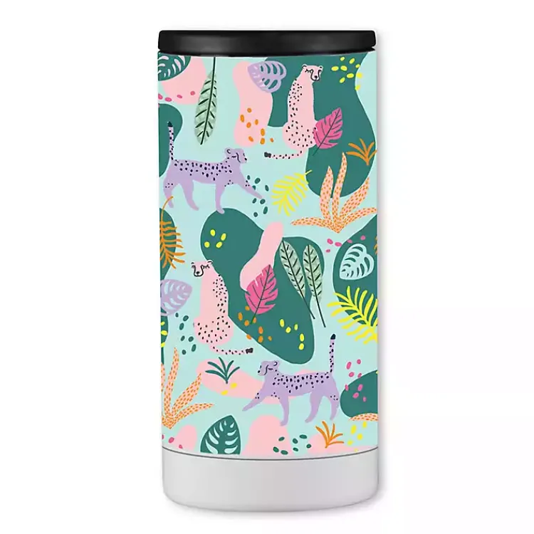 Barware-Kirklands Home Colorful Jungle Stainless Steel Koozie