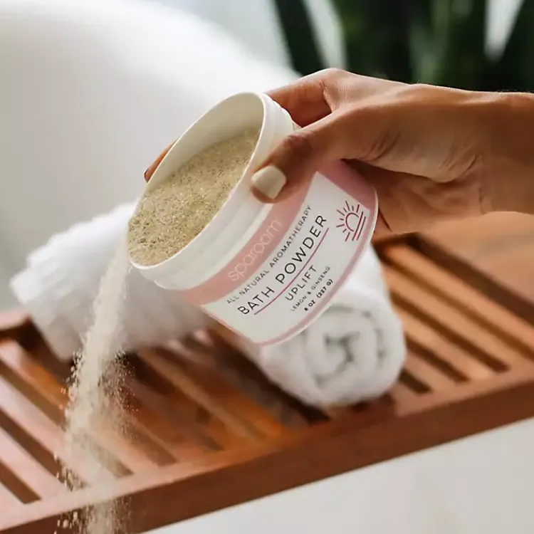 Bathroom Accessories-Kirklands Home Uplift Bath Bundle Gift Set Orange