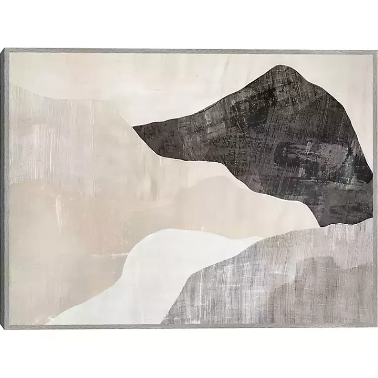 Canvas Art-Kirklands Home Modern Landscape Framed Canvas Art Print Gray