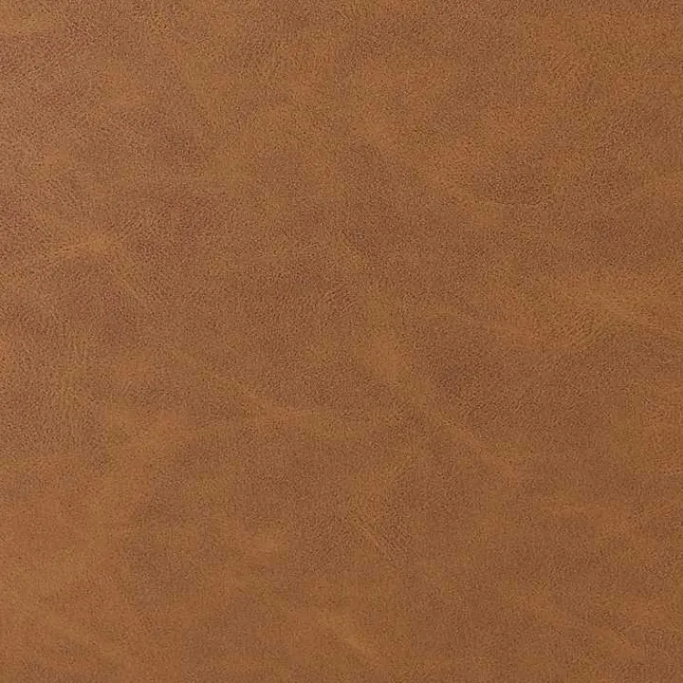Accent Chairs-Kirklands Home Light Faux Leather Ambon Accent Chair Brown
