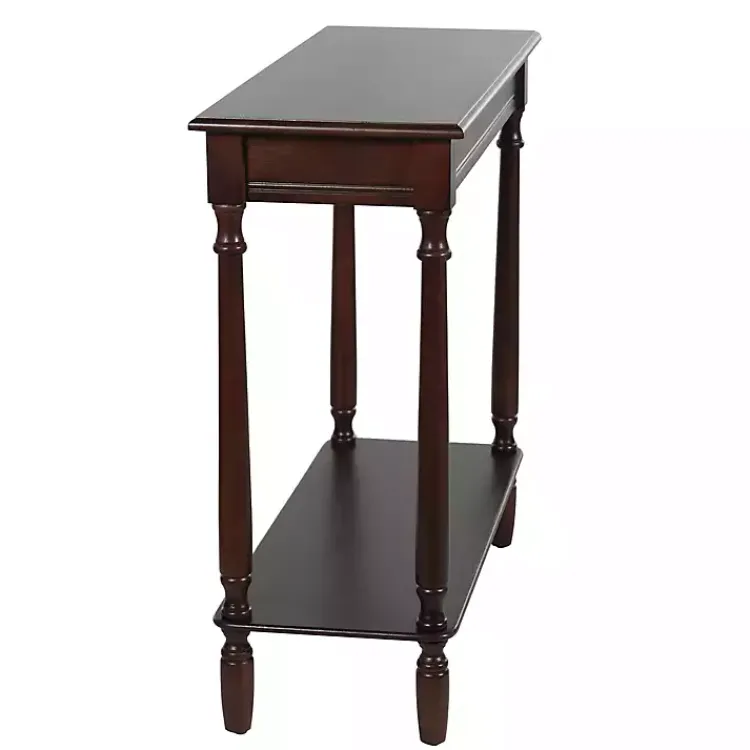 Console Tables-Kirklands Home Antique Wood Rachel Console Table Brown