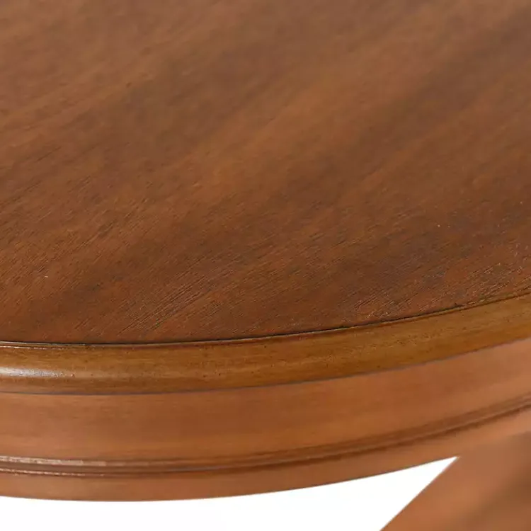 Console Tables-Kirklands Home Honey Half Moon Tinslee Console Table Brown