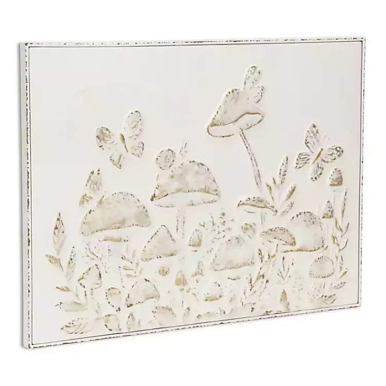 Wall Plaques-Kirklands Home Mushroom Forest Metal Wall Plaque