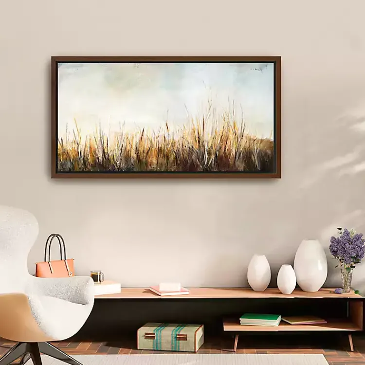 Canvas Art-Kirklands Home Grass in the Breeze Framed Canvas Art Print