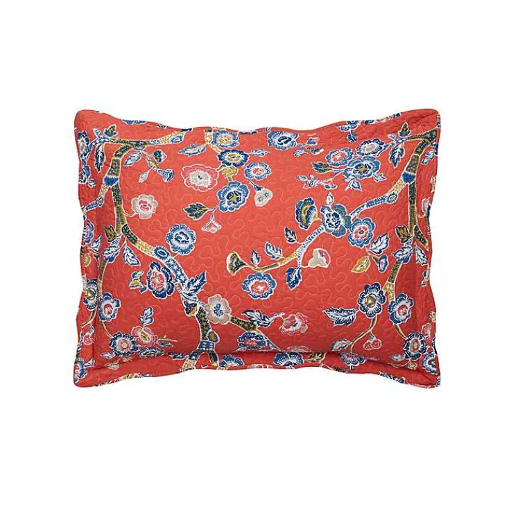 Quilts-Kirklands Home Floral Dreams 3-pc. Full/Queen Quilt Set Red