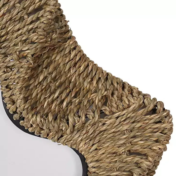 Decorative Mirrors-Kirklands Home Marley Natural Woven Rope Wall Mirror