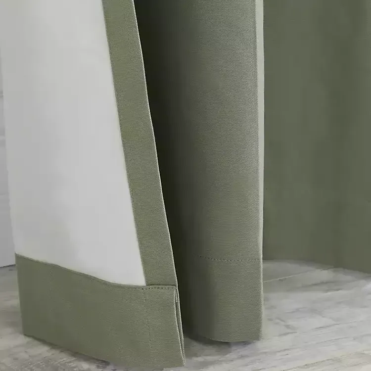 Curtains & Drapes-Kirklands Home Sage Weathermate Blackout Curtain Panel, 84 in. Green