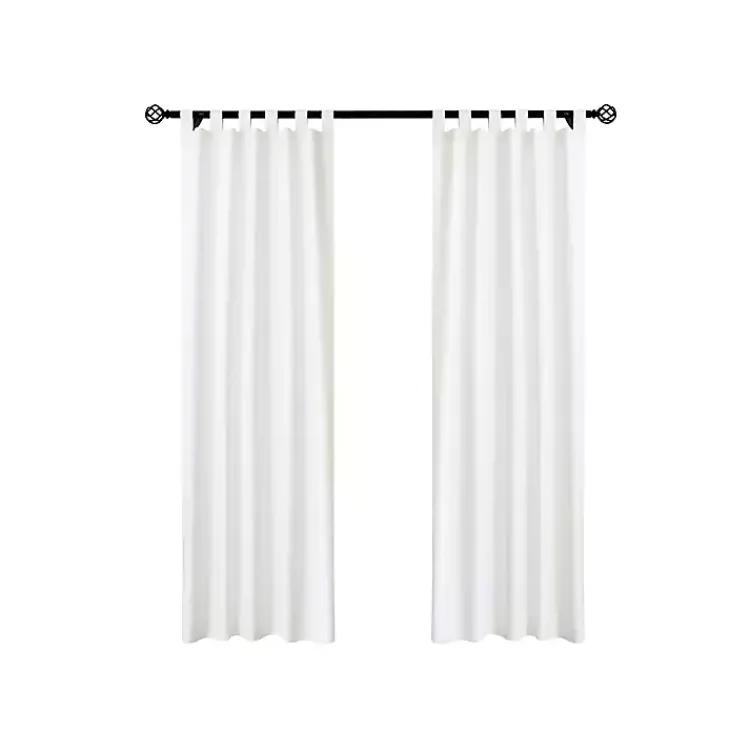 Curtains & Drapes-Kirklands Home Weathermate Blackout Curtain Panel, 84 in. White