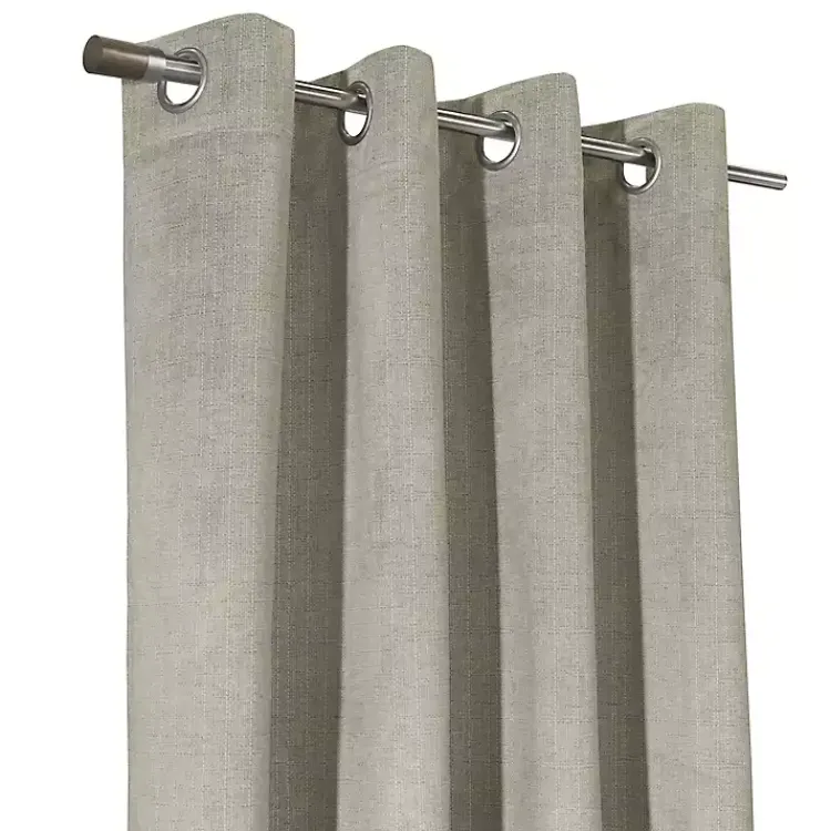 Curtains & Drapes-Kirklands Home Taupe Paris Velvet Blackout Curtain Panel, 63 in. Tan