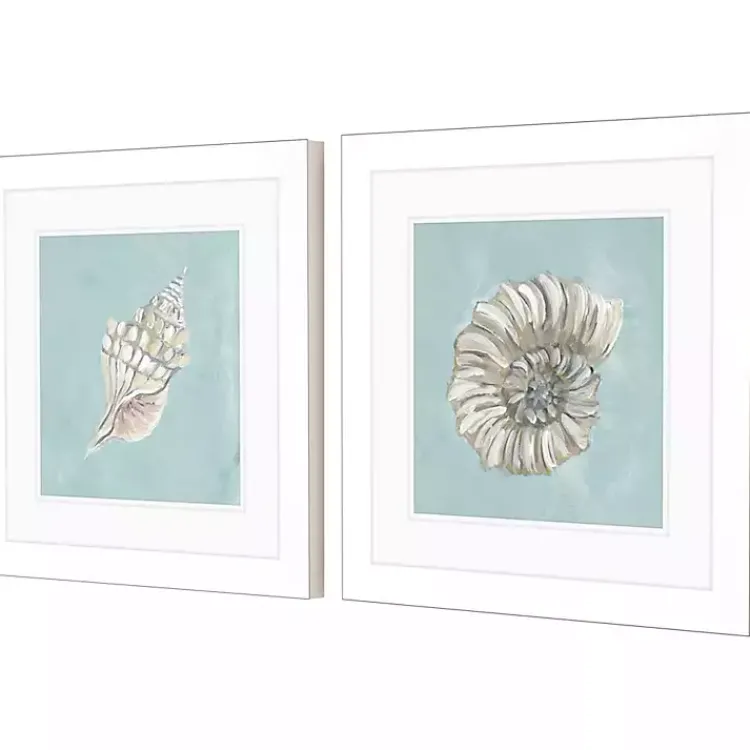 Framed Art-Kirklands Home Ocean Seashells I Framed Art Prints, Set of 2